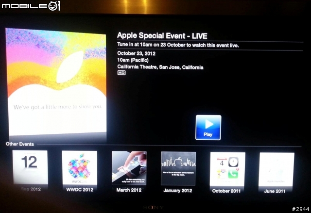 今晚APPLE TV轉播Apple Special Event