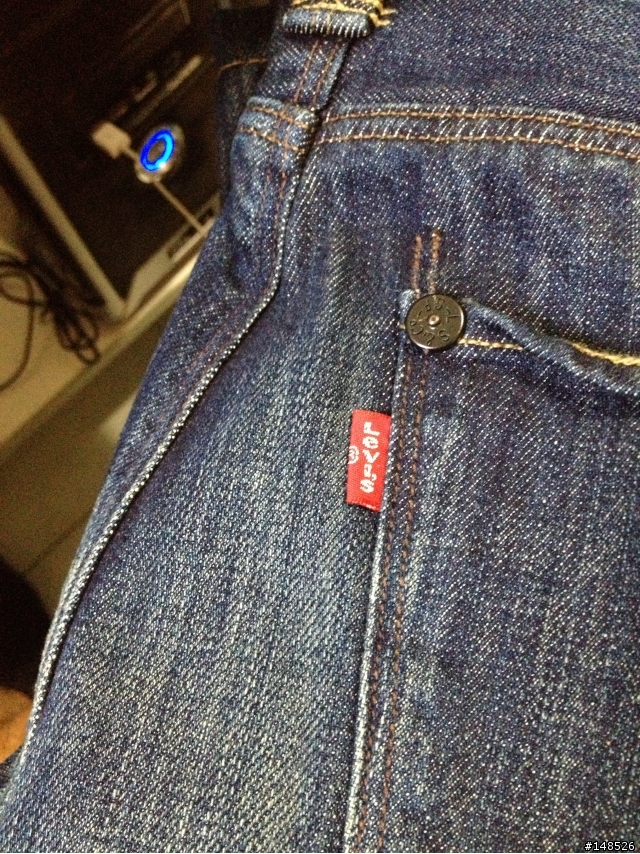 請問一下這款levi's 504的真假