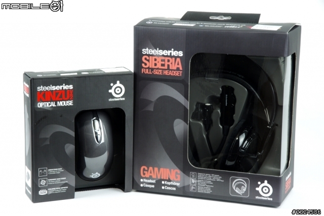 SteelSeries 1990元電競超值包！Siberia V1頭戴式耳麥+Kinzu V2光學滑鼠(寂靜黑)