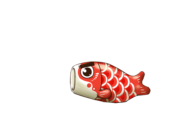 擷取出圖片中的鯉魚