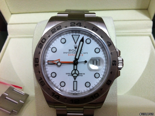 Rolex Explorer II - 216570 白探險家 (簡易開箱)
