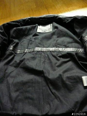 [開箱] River Island皮衣-Black strap neck leather jacket
