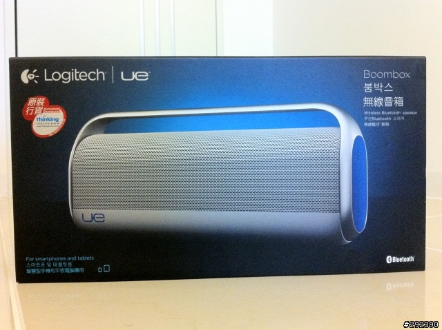 Logitech UE Boombox 藍牙無線喇叭（首次開箱）