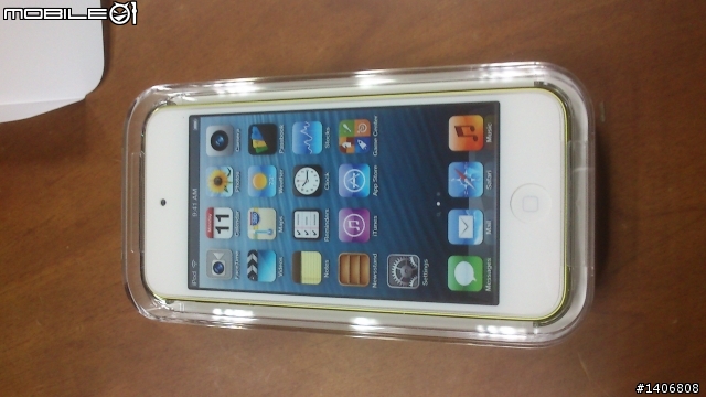 [開箱]iPod touch 5 黃色 32G 新手開箱~