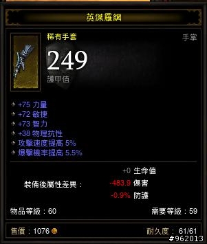 好久沒打到傳奇了~~終於...