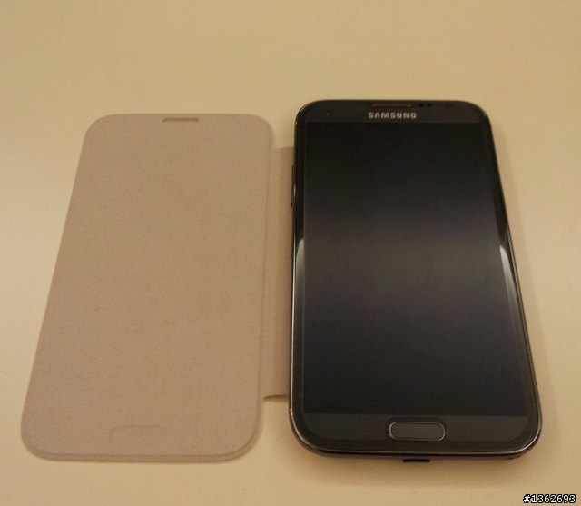 NOTE2 原廠側翻式皮套..