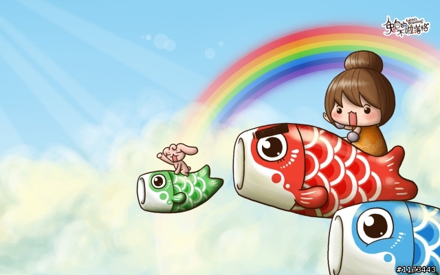 擷取出圖片中的鯉魚