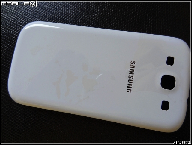 S3 電池蓋 彩虹紋，米黃，徹底再見