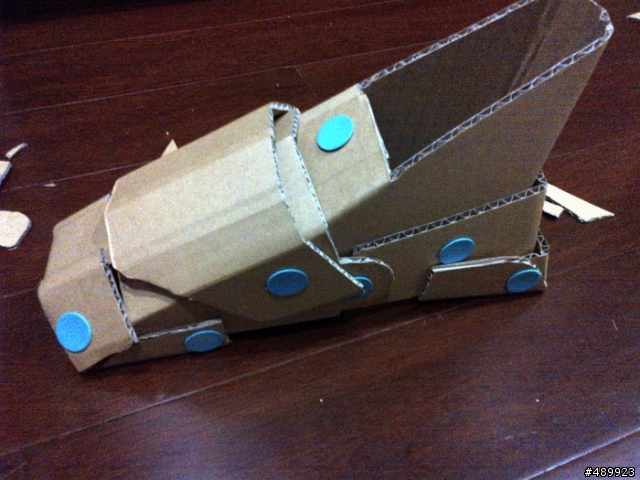 鋼鐵人 MARK VI 1:1 模型製作過程分享 – 紙箱手創 DIY