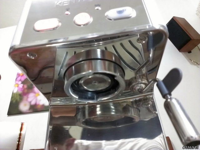 [外貌協會]白色家電Kenwood kMix義式濃縮咖啡機+Tiamo 700S 磨豆機