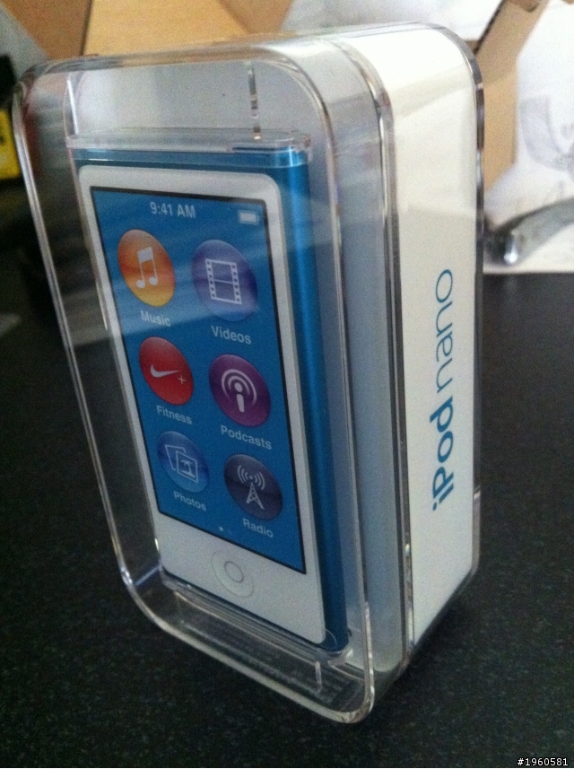 [開箱]官網預購iPod nano 7th 藍色