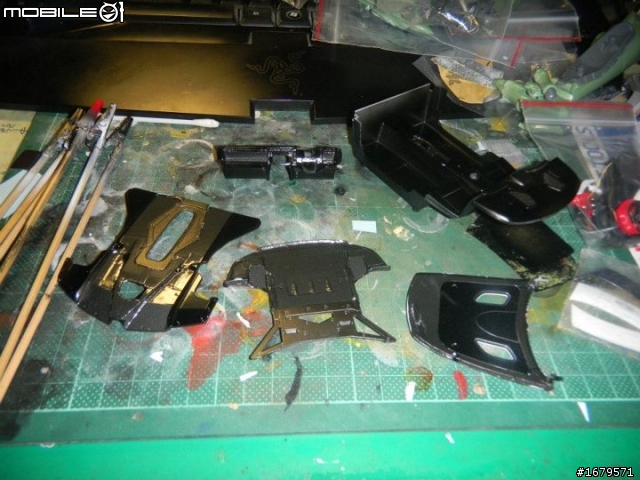 [1/24車模改裝分享]  雙神會戰  東洋神劍(LFA)vs東瀛戰神(GTR)   製作第1篇