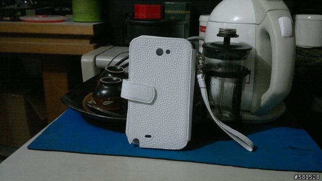 [分享]NOTE 2 32G 還沒拿到 先分享一下客製的專用皮套(有錢包功能) ^^