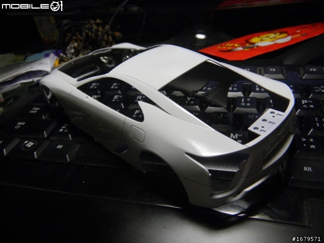 [1/24車模改裝分享]  雙神會戰  東洋神劍(LFA)vs東瀛戰神(GTR)   製作第1篇