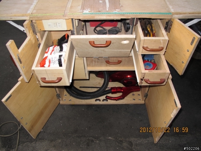 個人簡易工程-第12~4篇-多功能 收納型 組合式 鋸台 - 完成篇 製作紀錄