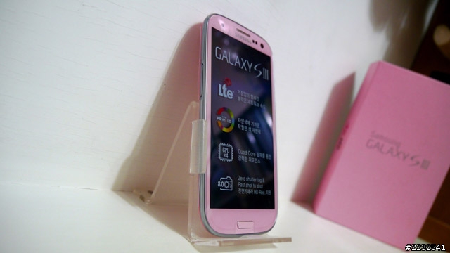 Samsung S3公主系甜美粉紅色 (韓版SHV-E210L) 簡單開箱 [SIII]