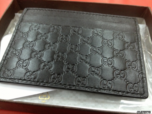 GUCCI  黑色名片夾