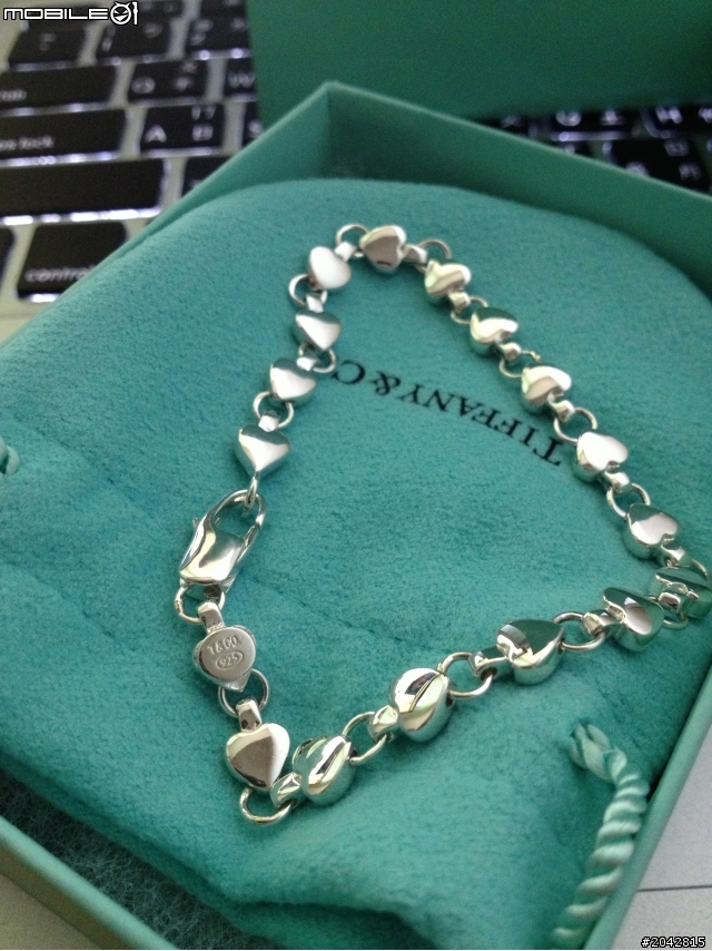 [不專業開箱文]Tiffany & Co.愛心手鍊