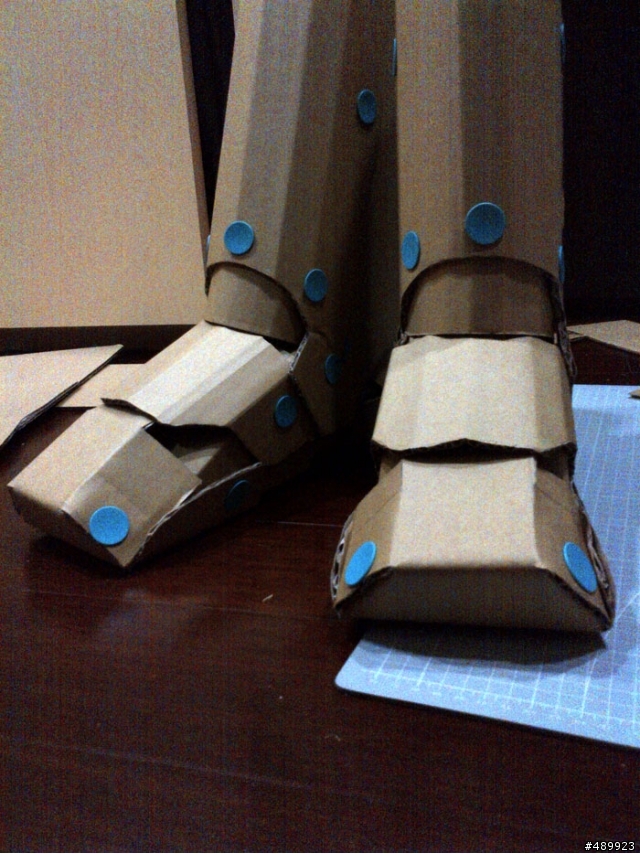 鋼鐵人 MARK VI 1:1 模型製作過程分享 – 紙箱手創 DIY