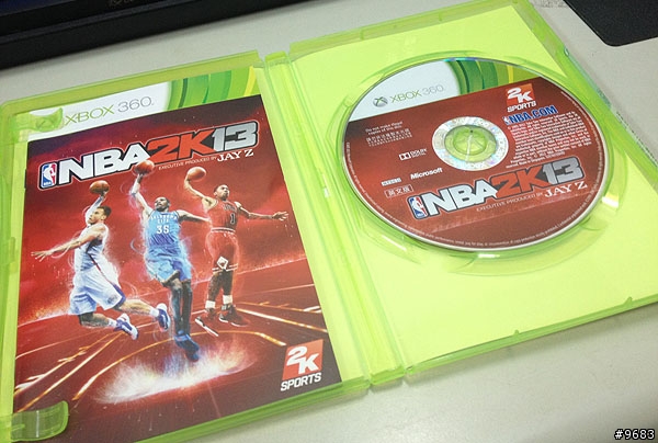 XBox 360 中英文版 NBA 2K13 開盒!
