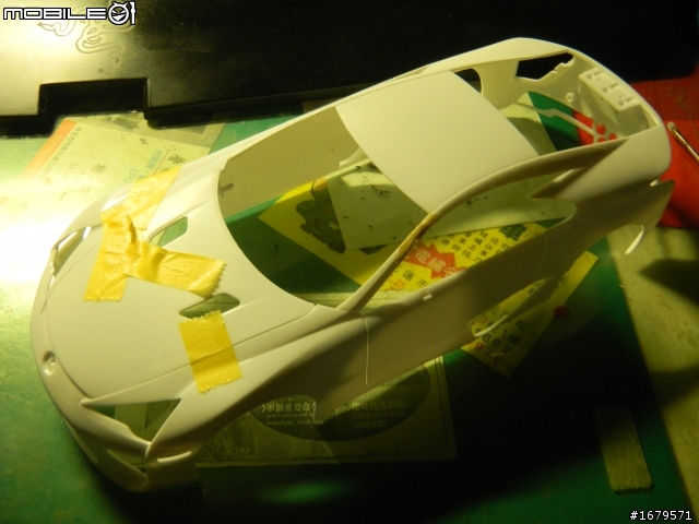 [1/24車模改裝分享]  雙神會戰  東洋神劍(LFA)vs東瀛戰神(GTR)   製作第1篇