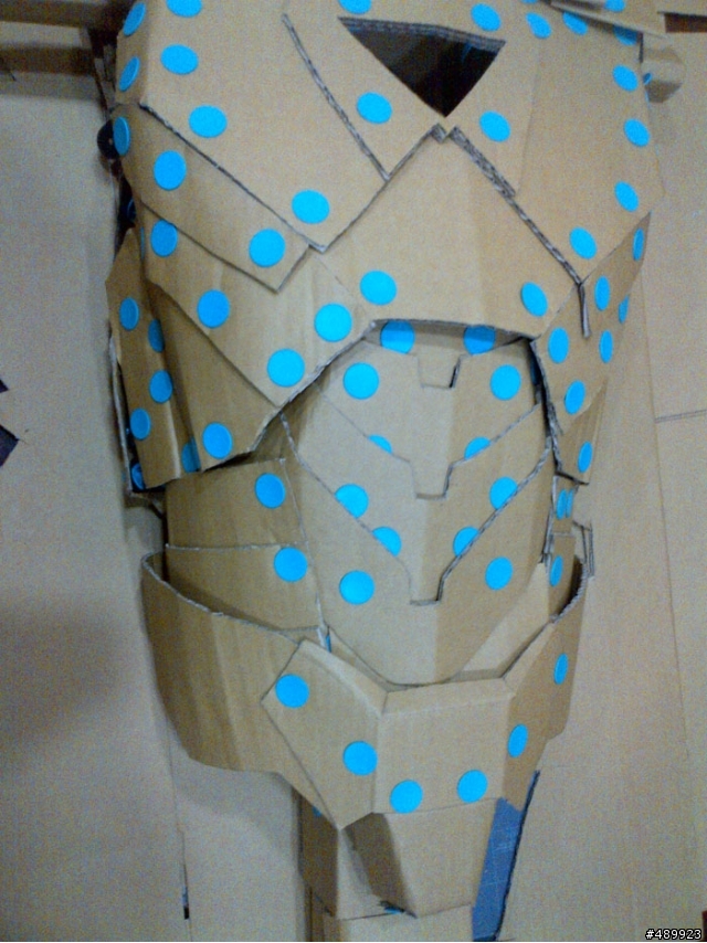 鋼鐵人 MARK VI 1:1 模型製作過程分享 – 紙箱手創 DIY