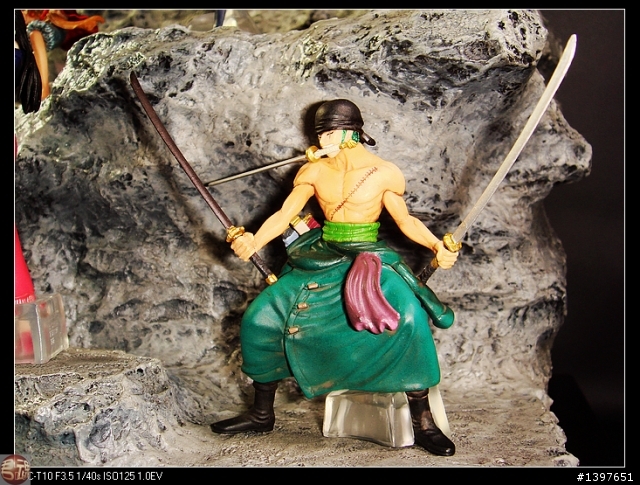 仿石造S梯形場景海賊王專屬展示台