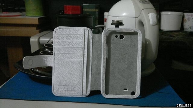 [分享]NOTE 2 32G 還沒拿到 先分享一下客製的專用皮套(有錢包功能) ^^