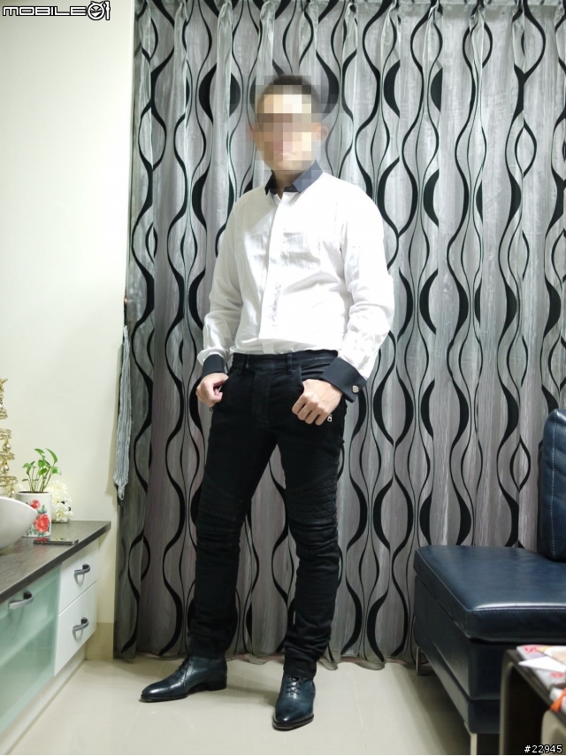 [分享][補實穿] 自打嘴巴.Balmain黑色格紋上蠟騎士褲