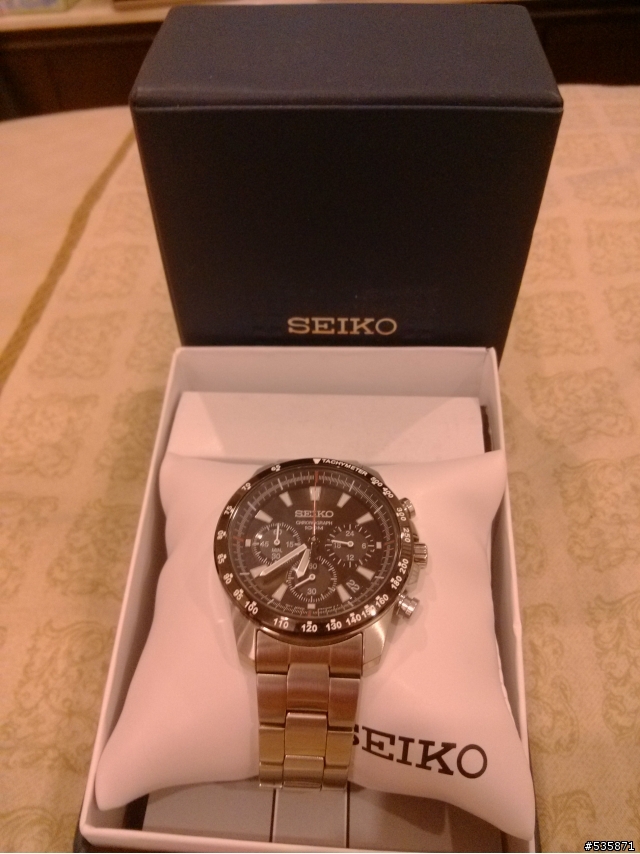開箱 SEIKO Chronograph Watch計時錶款