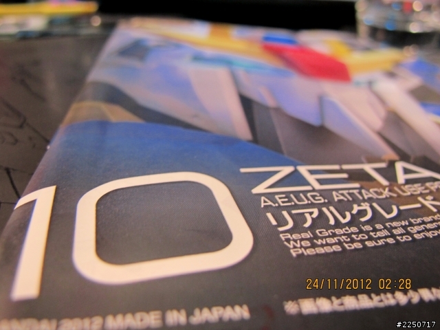 RG - ZETA  Gundam  終於入手!!