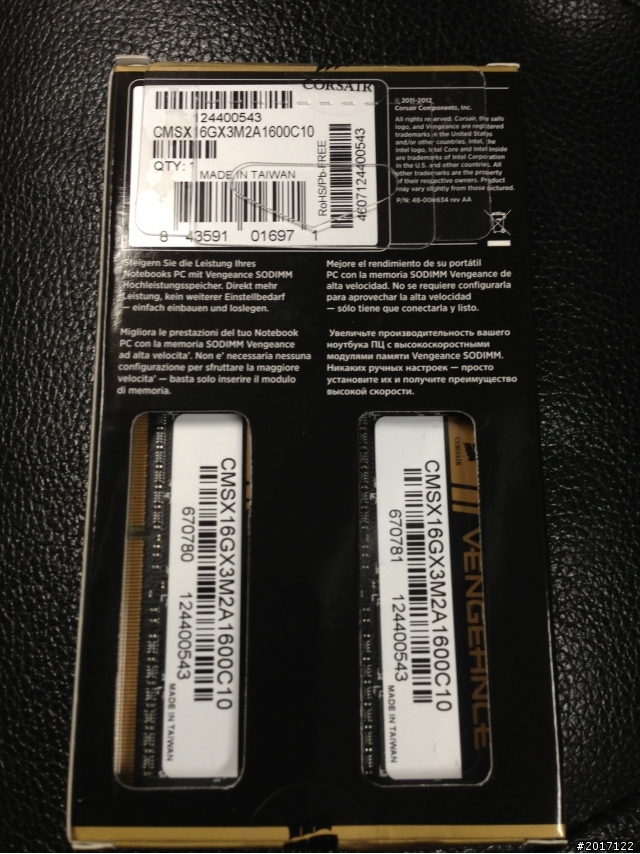 MacBook  開箱分享 + 16gb CORSAIR-VENGEANCE upgrade + boot camp 裝 win7 ultimate. 再加 iPad mini 4G 16GB 開