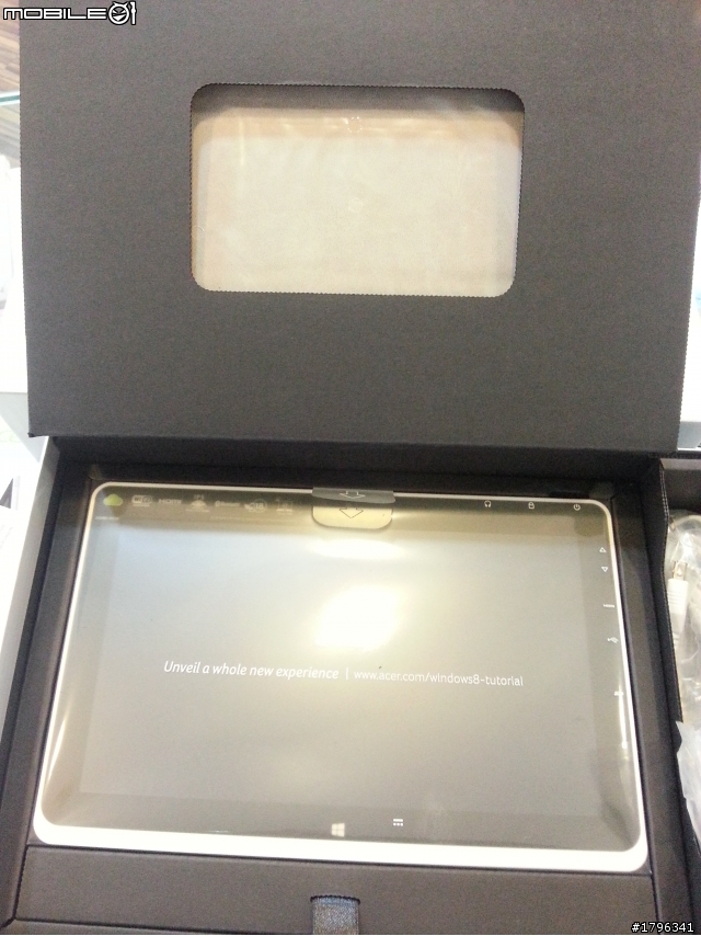 Acer ICONIA Tab W510-2760G06iss01入手...朋友買的啦!