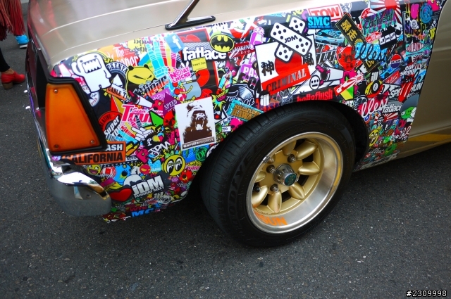 汽車 復古 塗鴉 彩貼