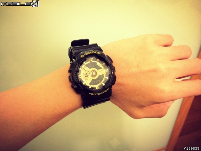 [開箱]G-SHOCK GA-110GB 黑金