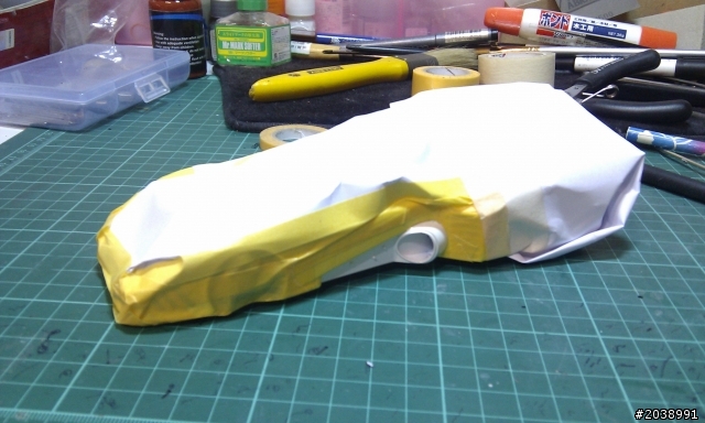 白色惡魔 蝙蝠車 珍珠白版本 (製作過程.完成圖片分享)