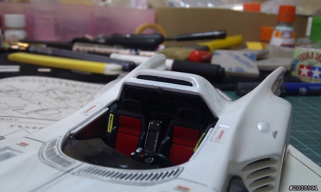 白色惡魔 蝙蝠車 珍珠白版本 (製作過程.完成圖片分享)