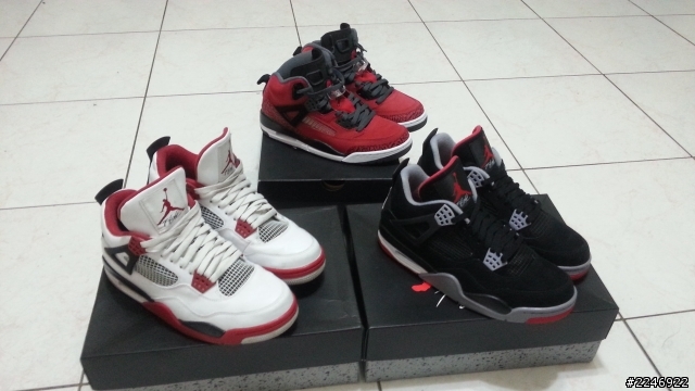 開箱~ air jordan 4 retro BRED 黑紅 小時候夢想 part II