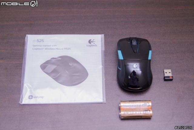 開箱] 羅技Logitech M525 無線雷射滑鼠  (圖多)