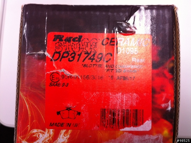 [分享] 小馬滿3周年的生日禮 ( My Volvo V50) 同場加映 EBC Red Stuff