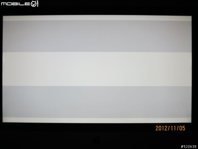 請問我的 iMac 27 螢幕這樣算有發黃嗎？