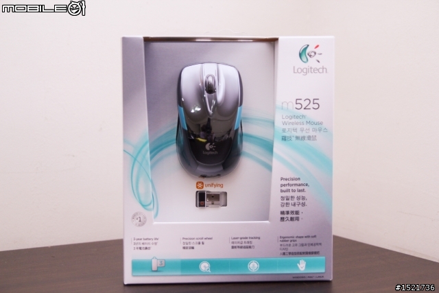 開箱] 羅技Logitech M525 無線雷射滑鼠  (圖多)
