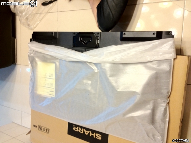 等不到SHARP LC-46W5T "缺貨中"  ~~~ 只好換成 SHARP LC-46G7T