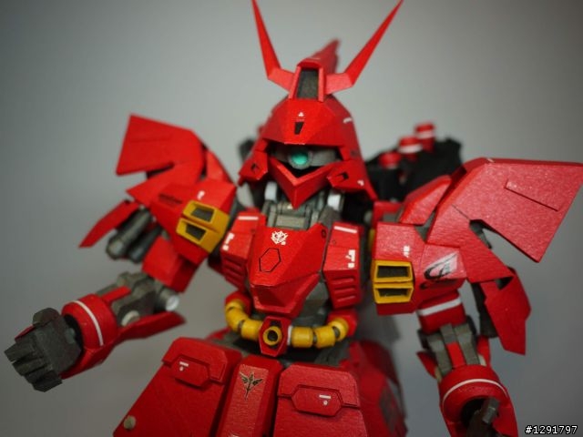 全身可動紙模"SAZABI"