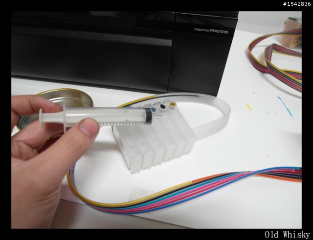 EPSON R290 改裝原廠大連供 DIY~