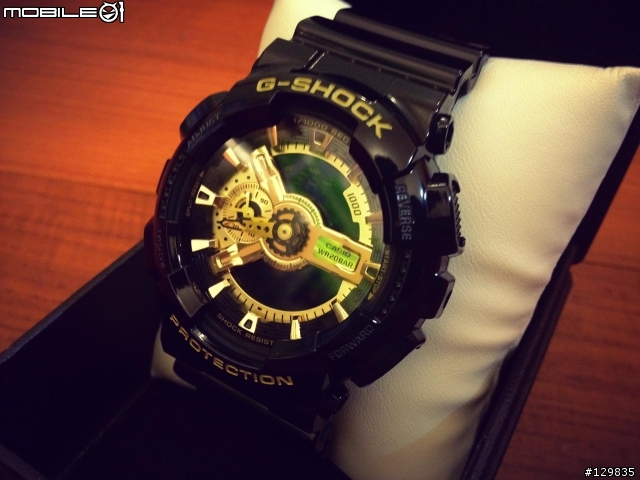 [開箱]G-SHOCK GA-110GB 黑金
