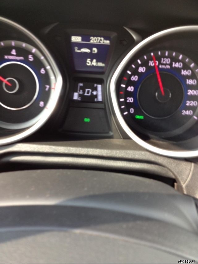 Elantra 鶯歌到九如純高速油耗測試