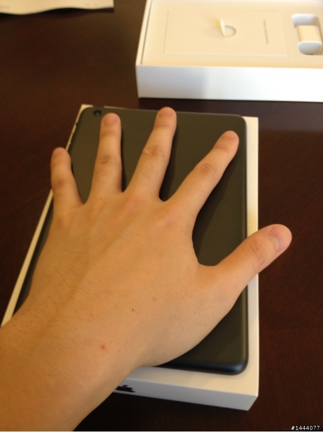 [開箱] 黑色 iPad Mini 手忙腳亂之新手開箱, 11/05新增一張中文字體圖.