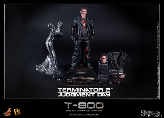 HOT TOYS DX13魔鬼終結者2阿諾T800戰損版公佈
