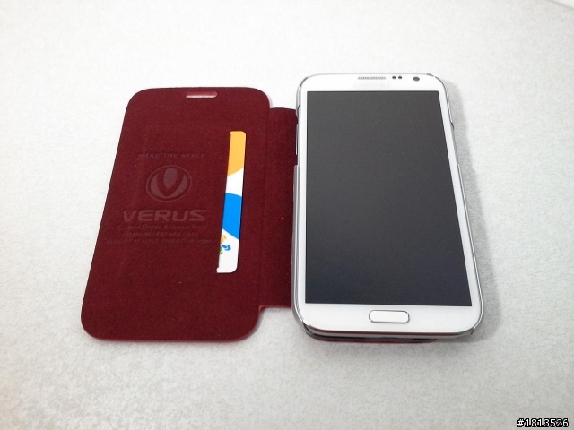 【開箱】Note2 紅色Verus可拆1+1皮套